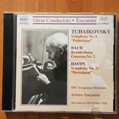 ARTURO Toscanini tchaikovsky / bach / haydn EX/EX (CD Album, Klassik, Naxos)