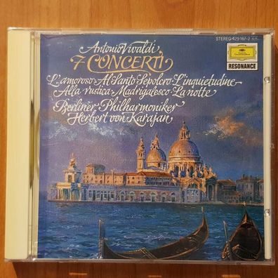Herbert VON Karajan vivaldi concerti per liuto e mandolino EX/EX (CD Album)