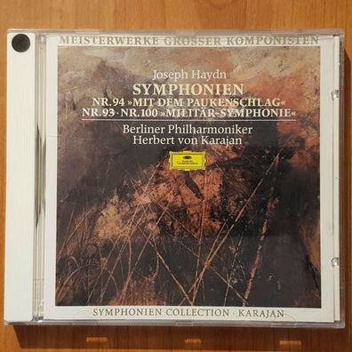 Herbert VON Karajan haydn symphonien 94 / 93 / 100 FULL SILVER NM/EX (CD Album)