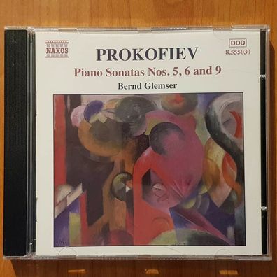BERND Glemser prokoviev piano sonatas 5,6,9 EX/EX (CD Album, Klassik, Naxos)