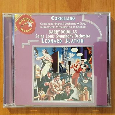 BARRY Douglas corigliano concerto for piano & orchestra NM/EX (CD Album)