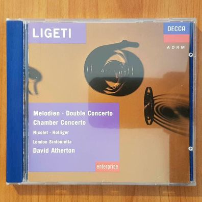 DAVID Atherton ligeti melodien double concerto FULL SILVER PDO WGER EX/EX