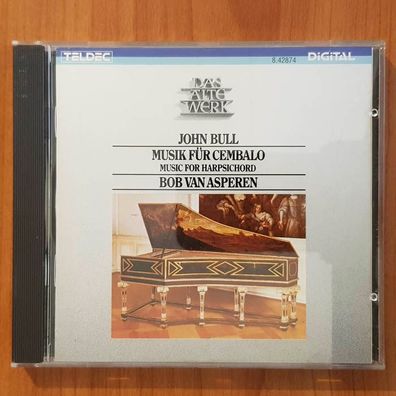 BOB VAN Asperen john bull - music für cembalo NM/EX (CD Album, Klassik, Teldec)