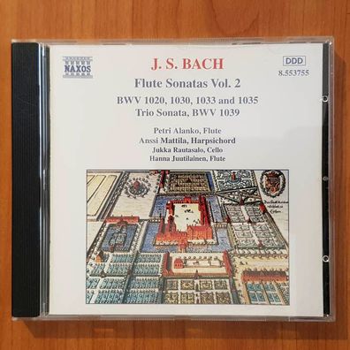 ALANKO / Mattila / Rautasalo / Juutilainen js bach flute sonatas vol. 2 EX/VG