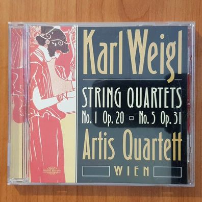 ARTIS Quartet WIEN karl weigl - string quartet no 1 / 5 EX/EX (CD Album)