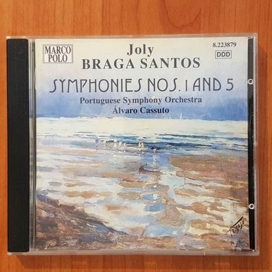 ALVARO Cassuto joly braga santos symphonies nos 1 and 5 EX/EX (CD Album)