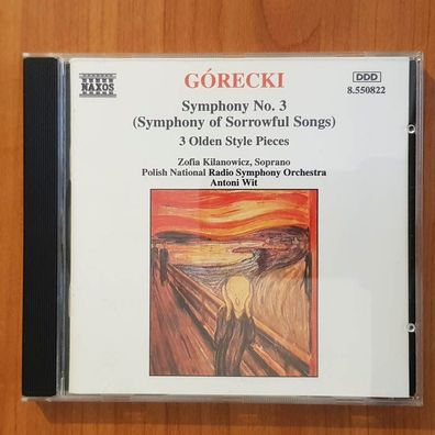 ANTONI WIT gorecki symphony no 3 EX/EX (CD Album, Klassik, Naxos)