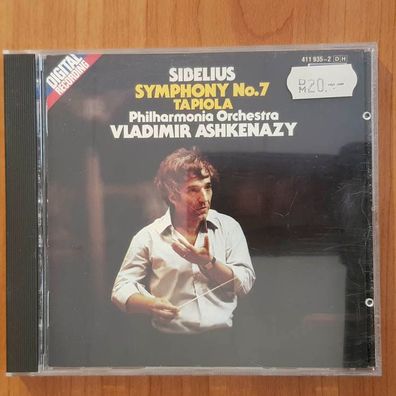 Vladimir Ashkenazy sibelius symphony 7 VG+/VG+ (CD Album, Klassik, Decca)