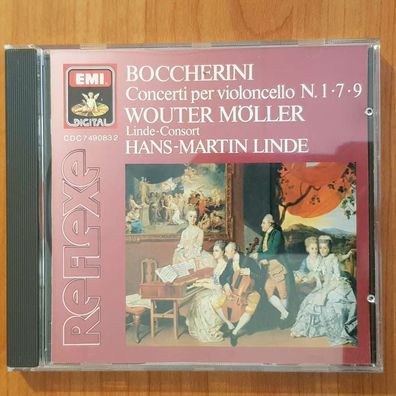 WOUTER MÖLLER luigi boccherini concerti per violoncello 1,7,9 EX/VG+ (CD Album)