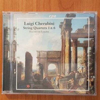 Hausmusik LONDON luigi cherubini string quartets 1 & 6 NM/EX (CD Album, Klassik)