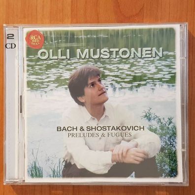 OLLI Mustonen bach & shostakovich preludes & fugues EX/EX (2CD, Klassik, RCA)