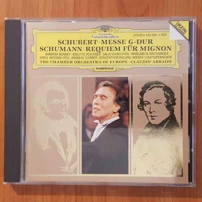 Claudio ABBADO schubert messe / schumann requiem EX/EX (CD Album, Klassik, DG)