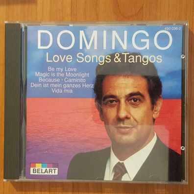 Placido Domingo love songs & tangos EX/EX (CD Album, Klassik, Belart)