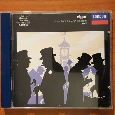 SIR GEORG SOLTI elgar symphony no 2 VG+/EX (CD Album, Klassik, Decca)