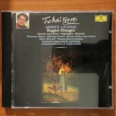 JAMES LEVINE tschaikovsky eugen onegin highlights EX/VG+ (CD Album, Klassik, DG)