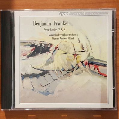 WERNER Andreas ALBERT benjamin frankel symphonies 2&3 EX/EX (CD Album, Klassik)