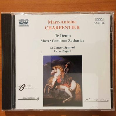 LE Concert Spirituel marc-antoine charpentier - te deum EX/EX (CD Album)