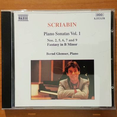 BERND Glemser scriabin piano sonatas vol. 1 VG+/EX (CD Album, Klassik, Naxos)
