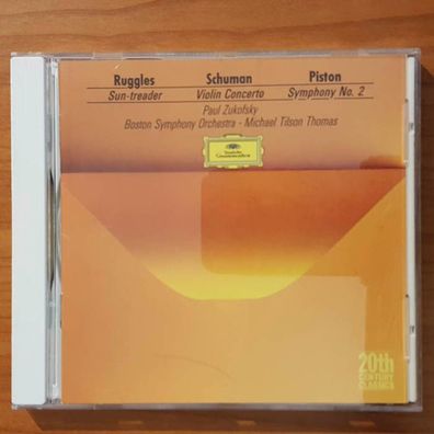 PAUL Zukofsky ruggles / schumann / piston FULL SILVER USA EX/EX (CD Album)