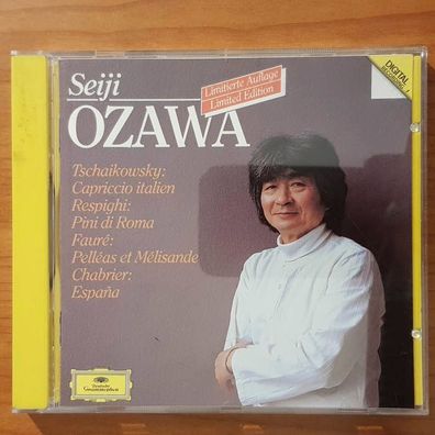 SEIJI OZAWA seiji ozawa FULL SILVER PDO WGER EX/EX (CD Album, Klassik, DG)