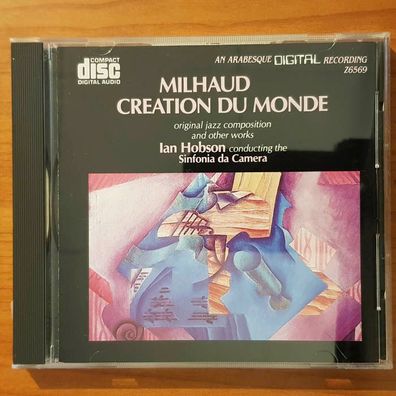 IAN HOBSON milhaud creation du monde NM/EX (CD Album, Klassik, Arabesque)