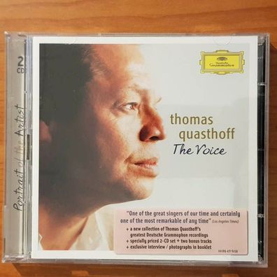 THOMAS Quasthoff the voice portrait of the artist EX/EX (2CD, Klassik, DG)