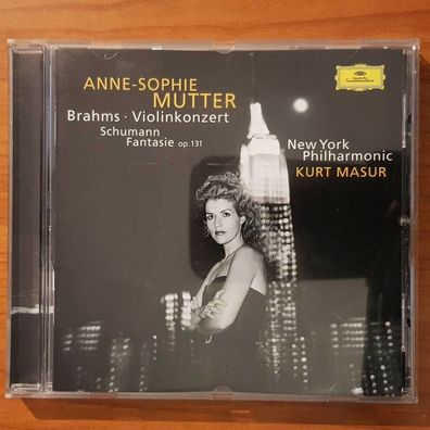 ANNE-SOPHIE MUTTER brahms violinkonzert EX/EX (CD Album, Klassik, DG)