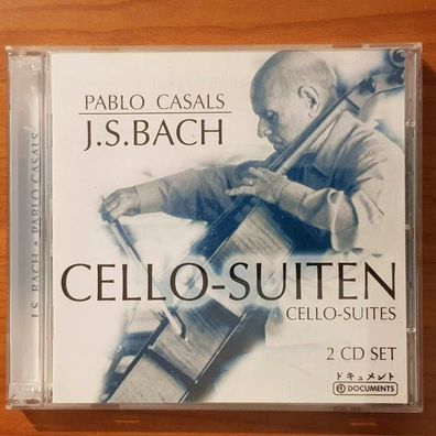 PABLO CASALS js bach cello-suiten EX/VG+ (2CD, Klassik, Documents)