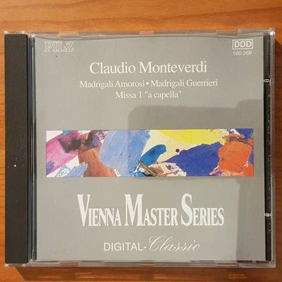 Collegioum Musicum Aldovadensis monteverdi madrigalis EX/EX (CD Album, Klassik)