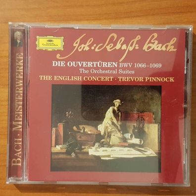 THE English Concert js bach - die ouvertüren EX/EX (CD Album, Klassik, DG)