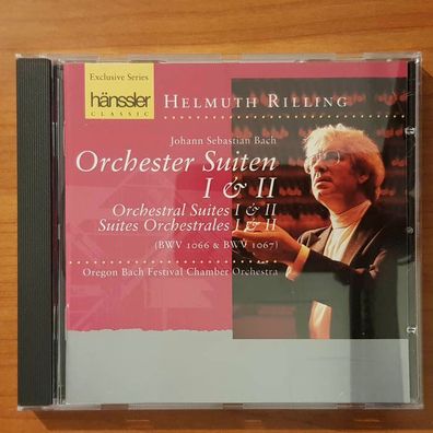 Helmuth Rilling js bach - orchester suiten i & ii EX/EX (CD Album, Klassik)