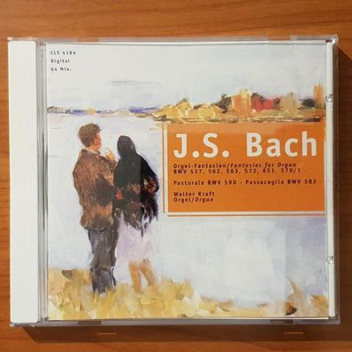 WALTER KRAFT js bach - orgel fantasien NM/EX (CD Album, Klassik, ZYX)