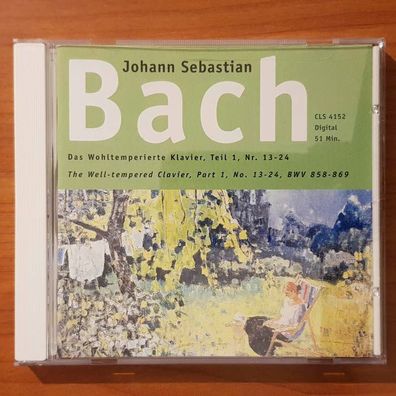 Christiane Jaccottet js bach das wohltemperierte klavier pt 1 13-24 NM/EX