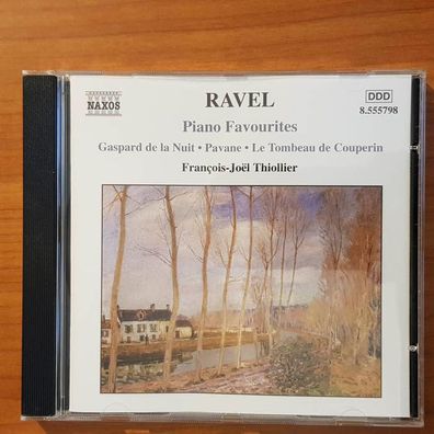 Francois-joel Thiollier ravel piano favourites NM/EX (CD Album, Klassik, Naxos)