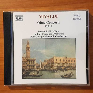 STEFAN Schilli vivaldi oboe concerti 2 NM/EX (CD Album, Klassik, Naxos)
