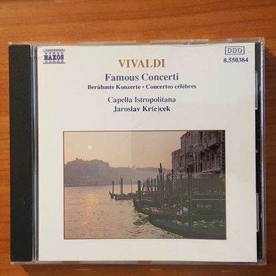 Capella Istropolitana vivaldi famous concerti VG+/EX (CD Album, Klassik, Naxos)