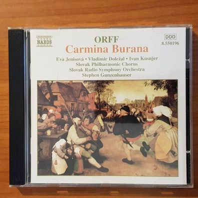 Stephan Gunzenhauser orff carmina burana EX/EX (CD Album, Klassik, Naxos)
