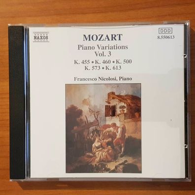 Francesco Nicolosi mozart piano variations vol. 3 NM/EX (CD Album, Klassik)