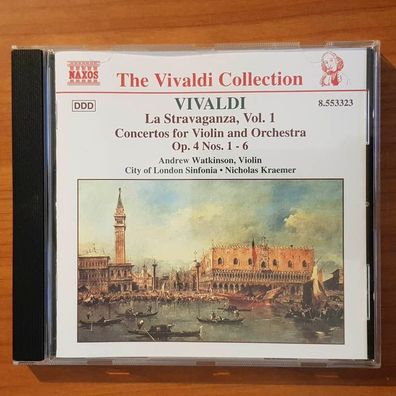 ANDREW Watkinson vivaldi la stravaganza vol. 1 NM/EX (CD Album, Klassik, Naxos)