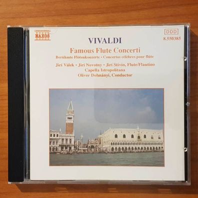 Capella Istropolitana vivaldi famours flute concerti VG+/EX (CD Album, Klassik)