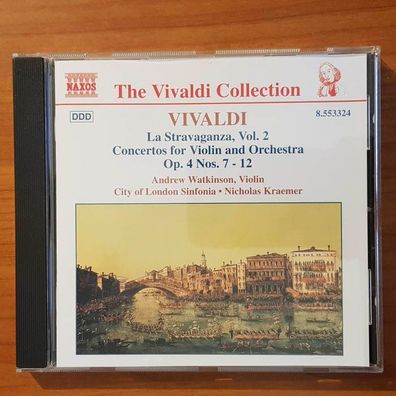 ANDREW Watkinson vivaldi la stravaganza vol. 2 NM/EX (CD Album, Klassik, Naxos)