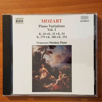 Francesco Nicolosi mozart piano variations vol. 1 NM/EX (CD Album, Klassik)