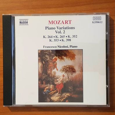 Francesco Nicolosi mozart piano variations vol. 2 NM/EX (CD Album, Klassik)