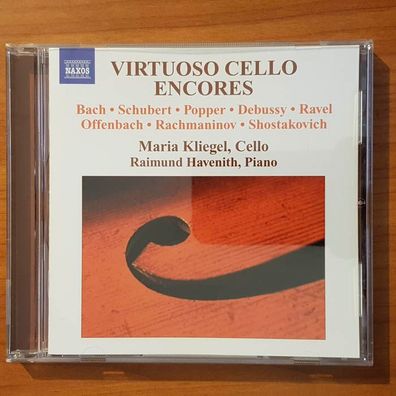 MARIA Kliegel / Raimund Havenith virtuoso cello encores NM/EX (CD Album)