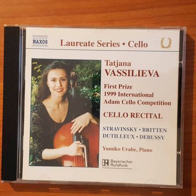 Tatjana Vassilieva cello recital NM/EX (CD Album, Klassik, Naxos)