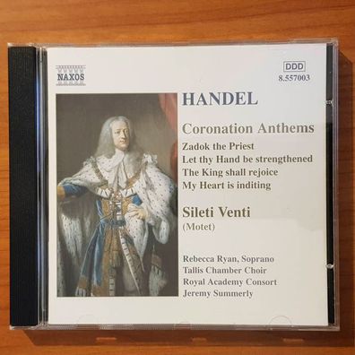 SILETI VENTI handel coronation anthems NM/EX (CD Album, Klassik, Naxos)