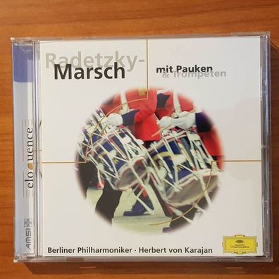 Herbert VON Karajan radetzky marsch - mit pauken und trompeten NM/EX (CD Album)