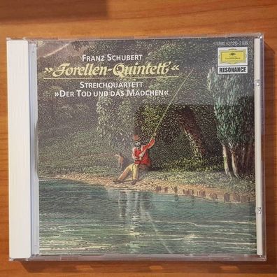 Christoph Eschenbach schubert forellenquintett FULL SILVER EX/EX (CD Album)