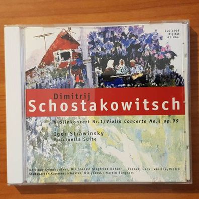 Dimitrij Schostakovitsch violinkkonzert n. 1 + strawinsky pulcinella EX/EX