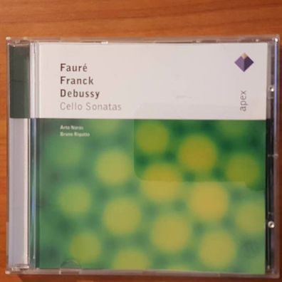 ARTO NORAS / BRUNO Rigutto franck / faure / debussy cello sonatas EX/EX